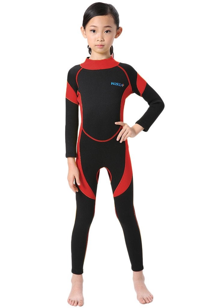 Cokar Neoprene Wetsuit One Piece Swimsuit for Kids Boys Girls UV Protection for Swim Surf Snorkel Scuba Diving - Image 1